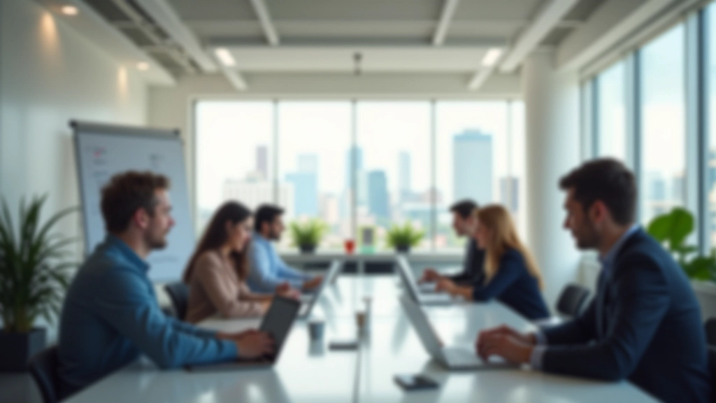 Ambiente di lavoro collaborativo di un team che ricerca e analizza dati su startup italiane