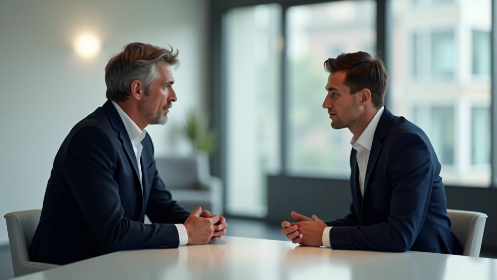 Riunione strategica di VC con founder, discussione di termini di investimento e roadmap di crescita